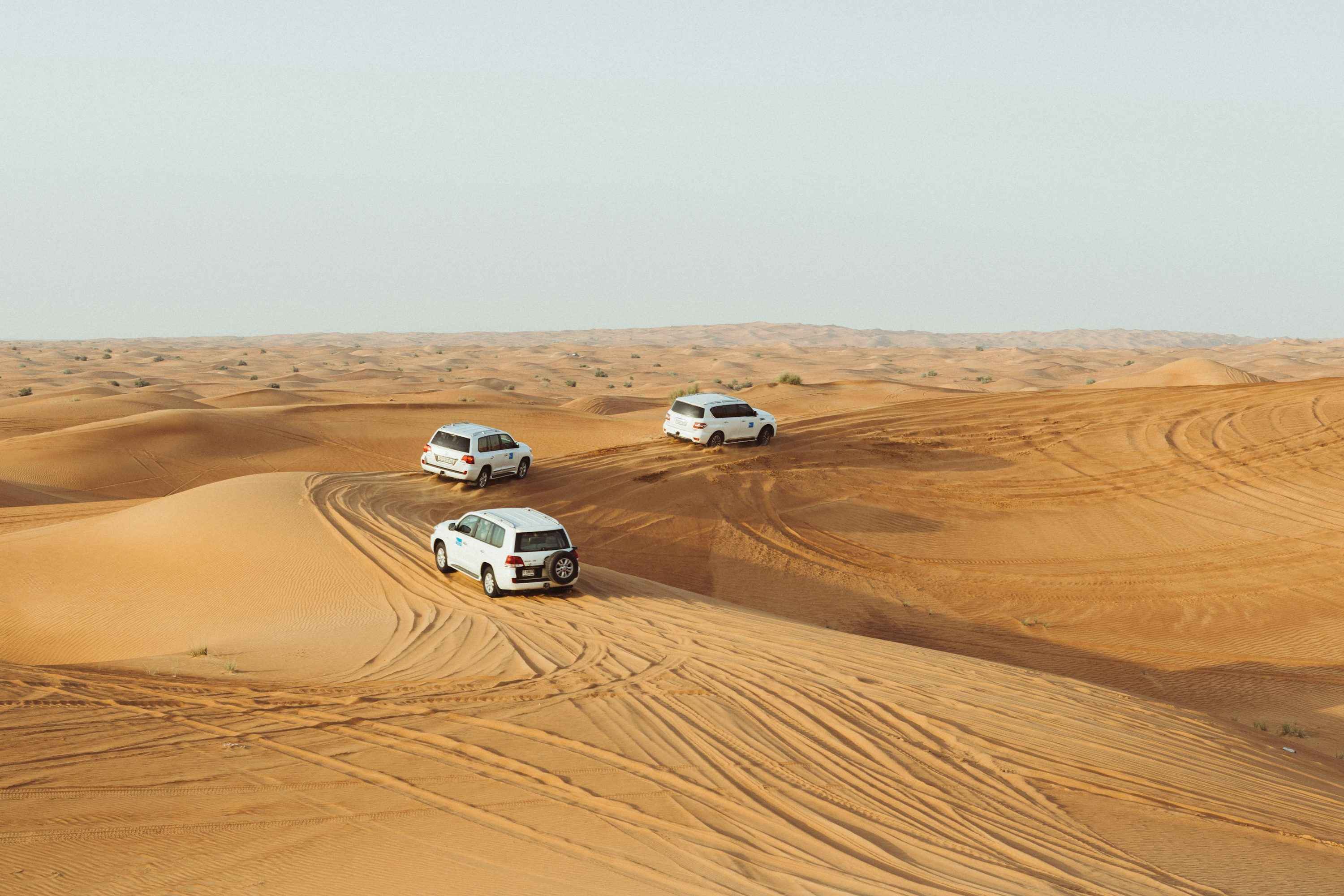 Vehicles in Desert
